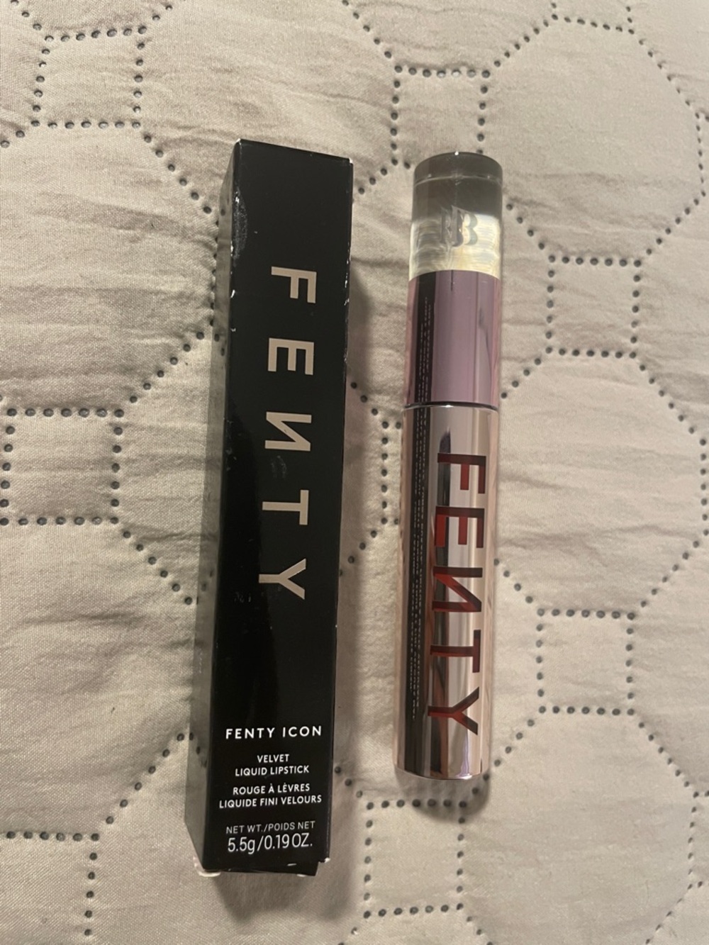 Fenty Beauty Velvet Liquid Lipstick - Metallic Mauve Pink